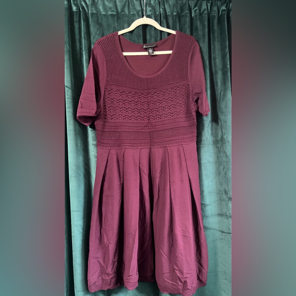 Plus Knit A-Line 14/16 Dress